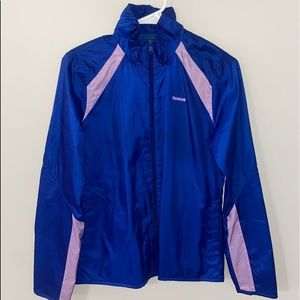 Blue/purple Reebok windbreaker